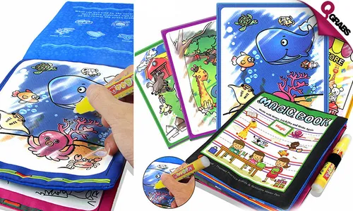 Magic Drawing Book with Pen!